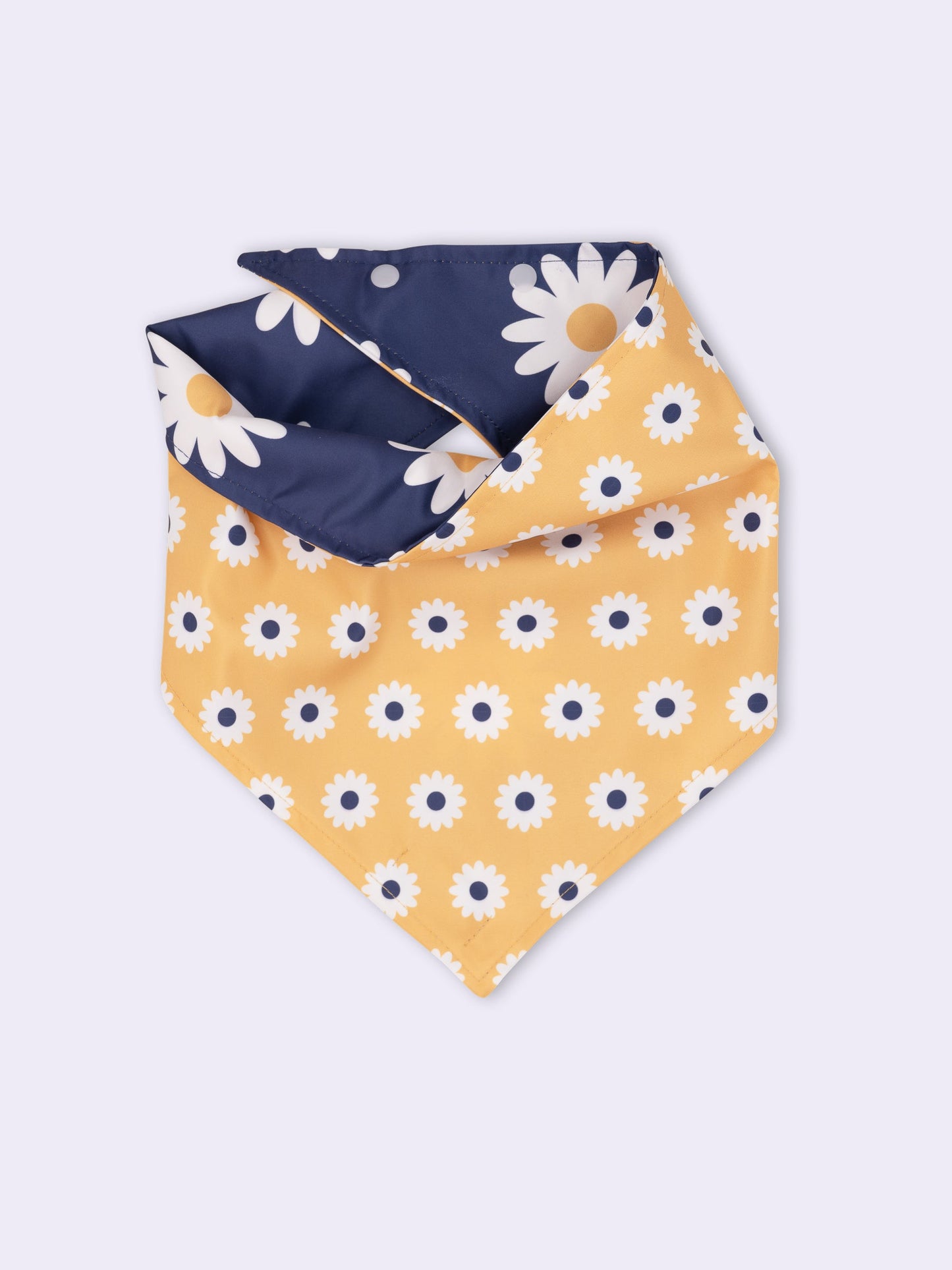 Bandana Pet Dupla Face Girly Flower Azul da CariocaPup