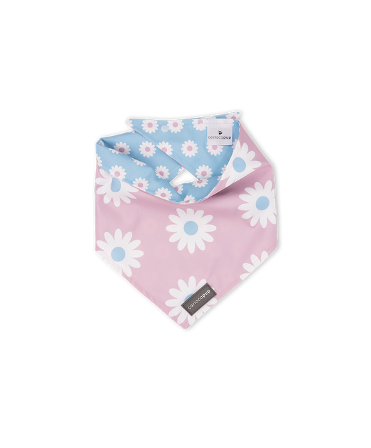 Bandana Girly Flower Rosa da CariocaPup