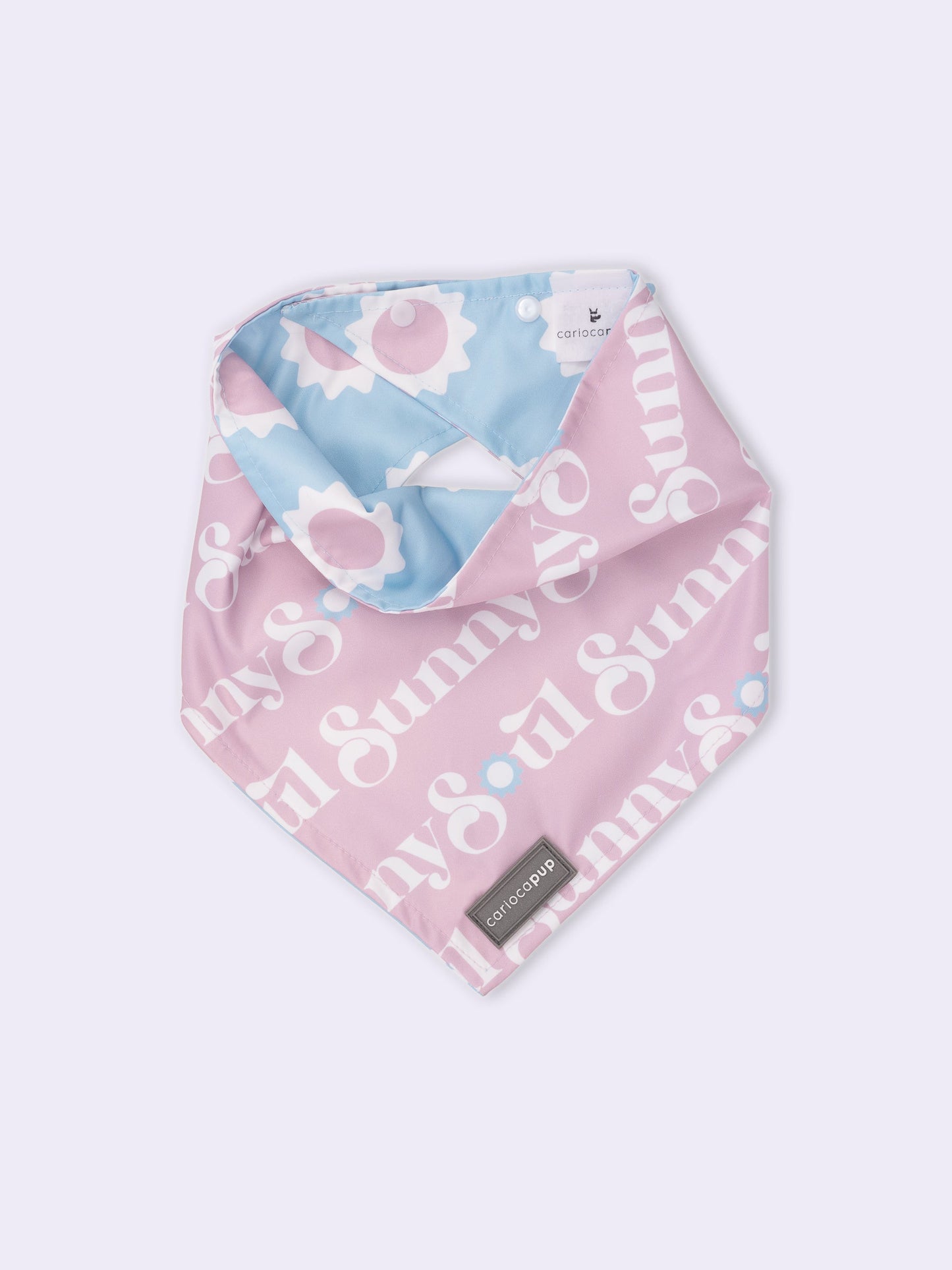 Bandana Pet Dupla Face Sunny Soul Rosa da CariocaPup