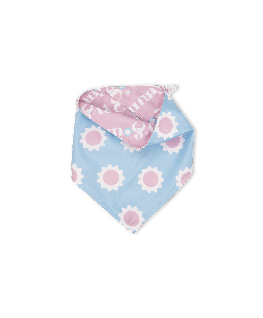 Bandana Pet Dupla Face Sunny Soul Rosa da CariocaPup