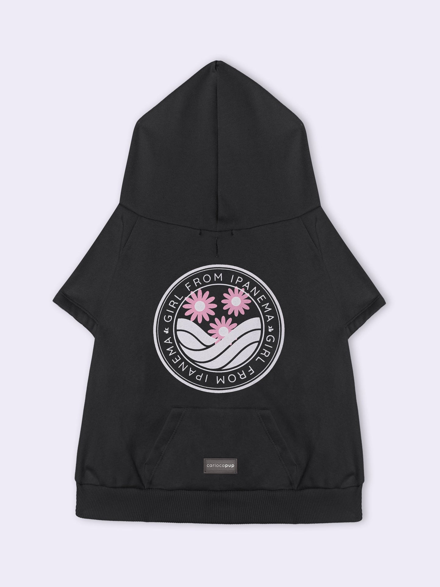 Moletom Hoodie Pet Selo Girl From Ipanema Cinza da CariocaPup