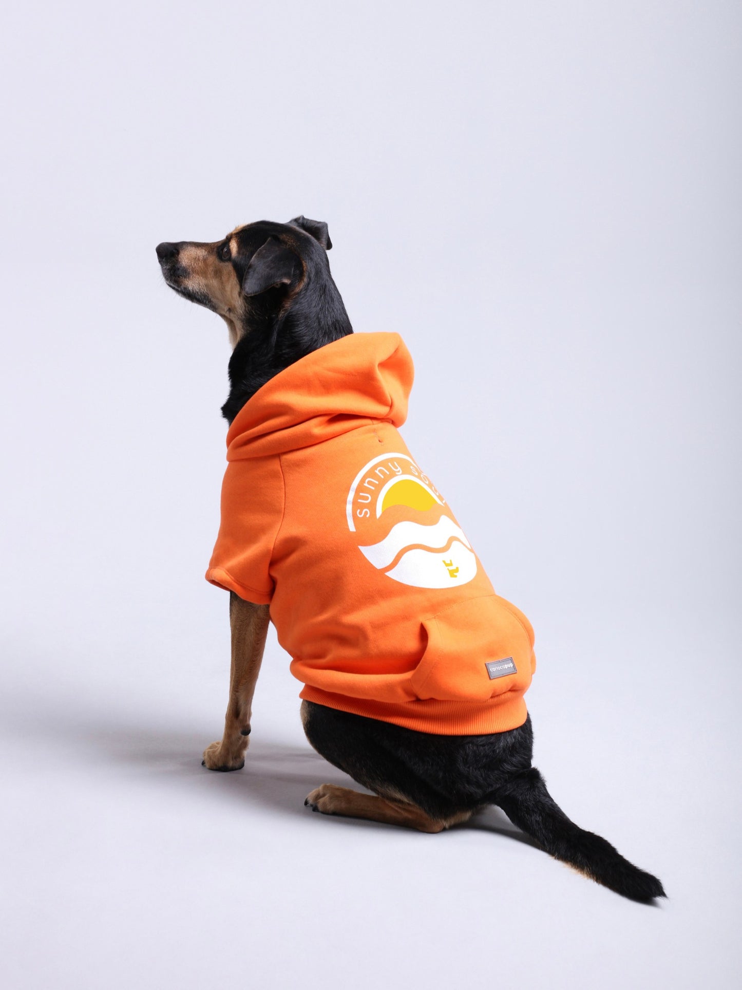 Moletom Hoodie Pet Sunny Soul Laranja da CariocaPup