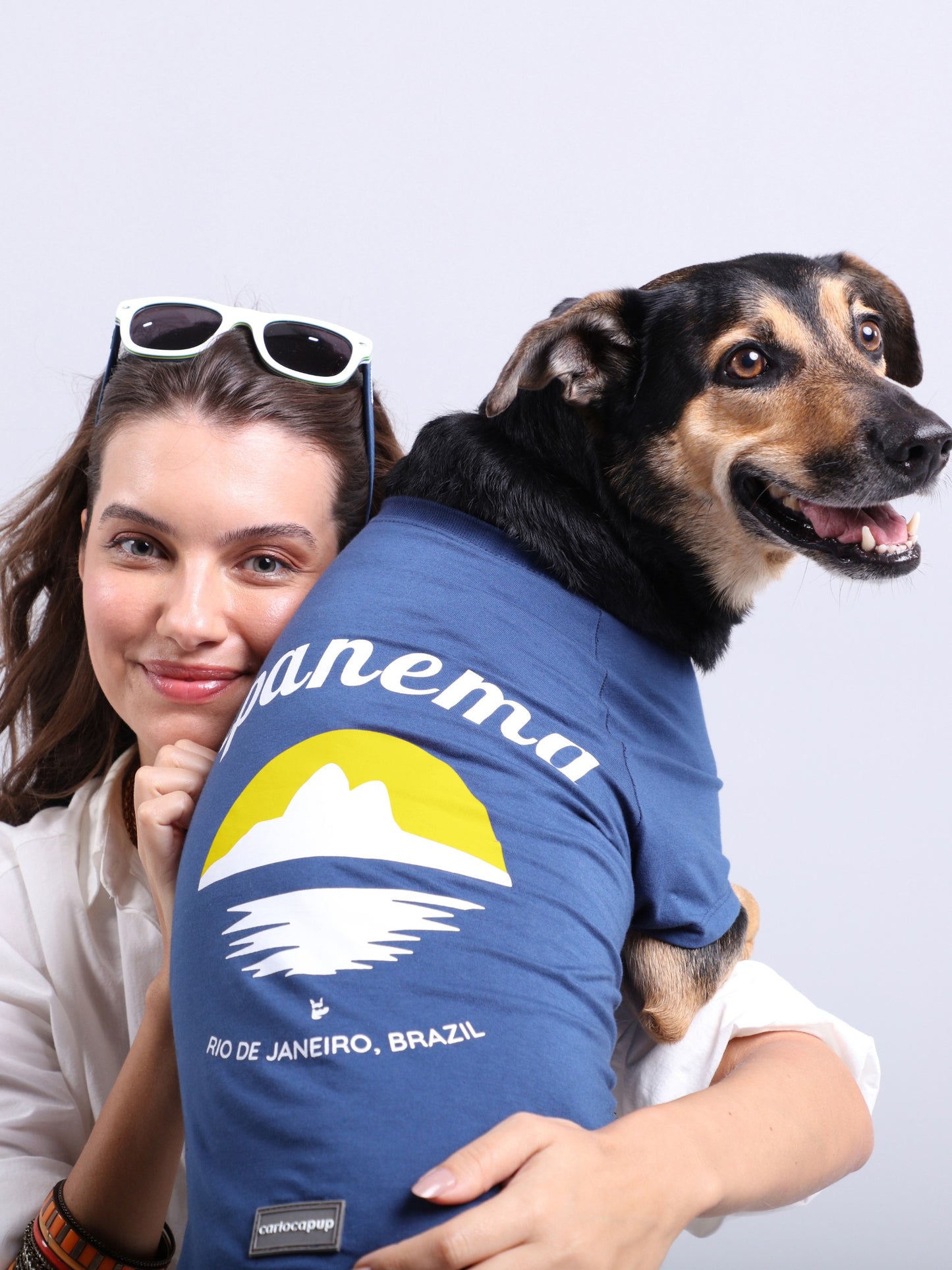 T-Shirt Ipanema Azul da CariocaPup