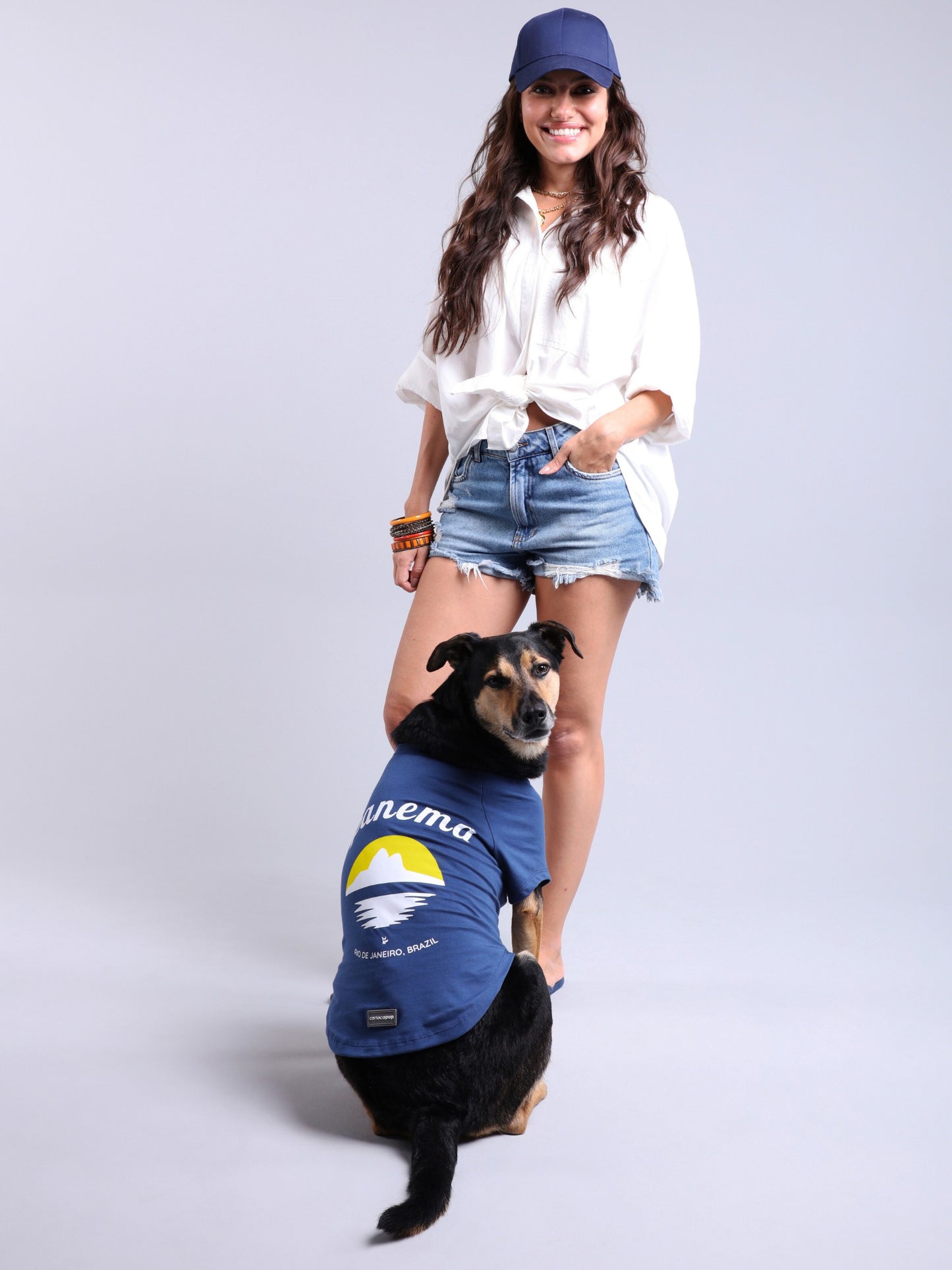 T-Shirt Ipanema Azul da CariocaPup
