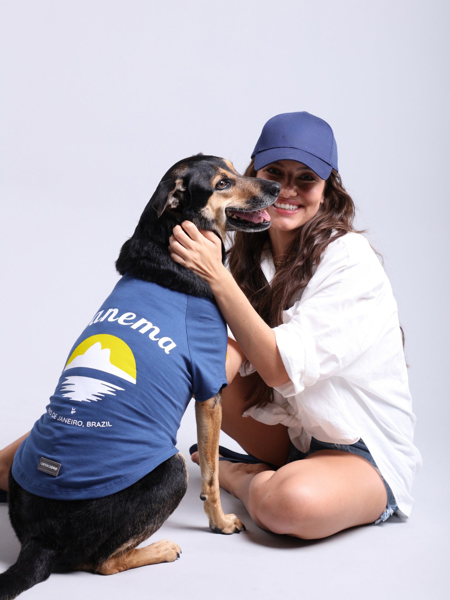 T-Shirt Ipanema Azul da CariocaPup