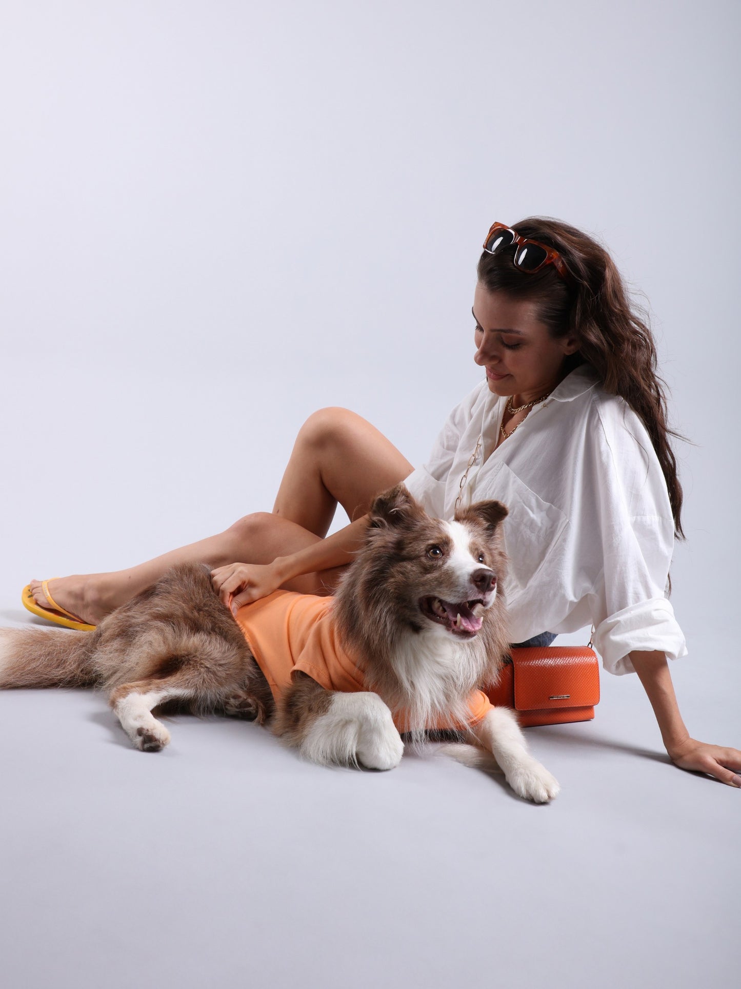 T-Shirt Sunny Soul Laranja da CariocaPup