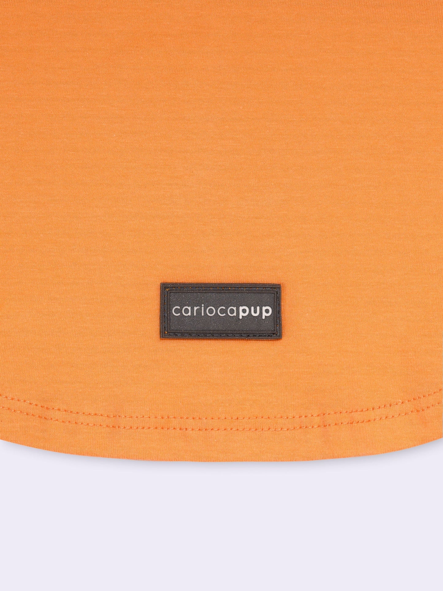 Etiqueta da T-Shirt Girl From Ipanema Laranja da CariocaPup