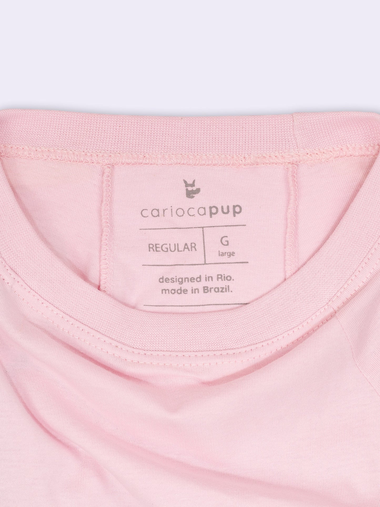 T-Shirt Sunny Soul Rosa da CariocaPup