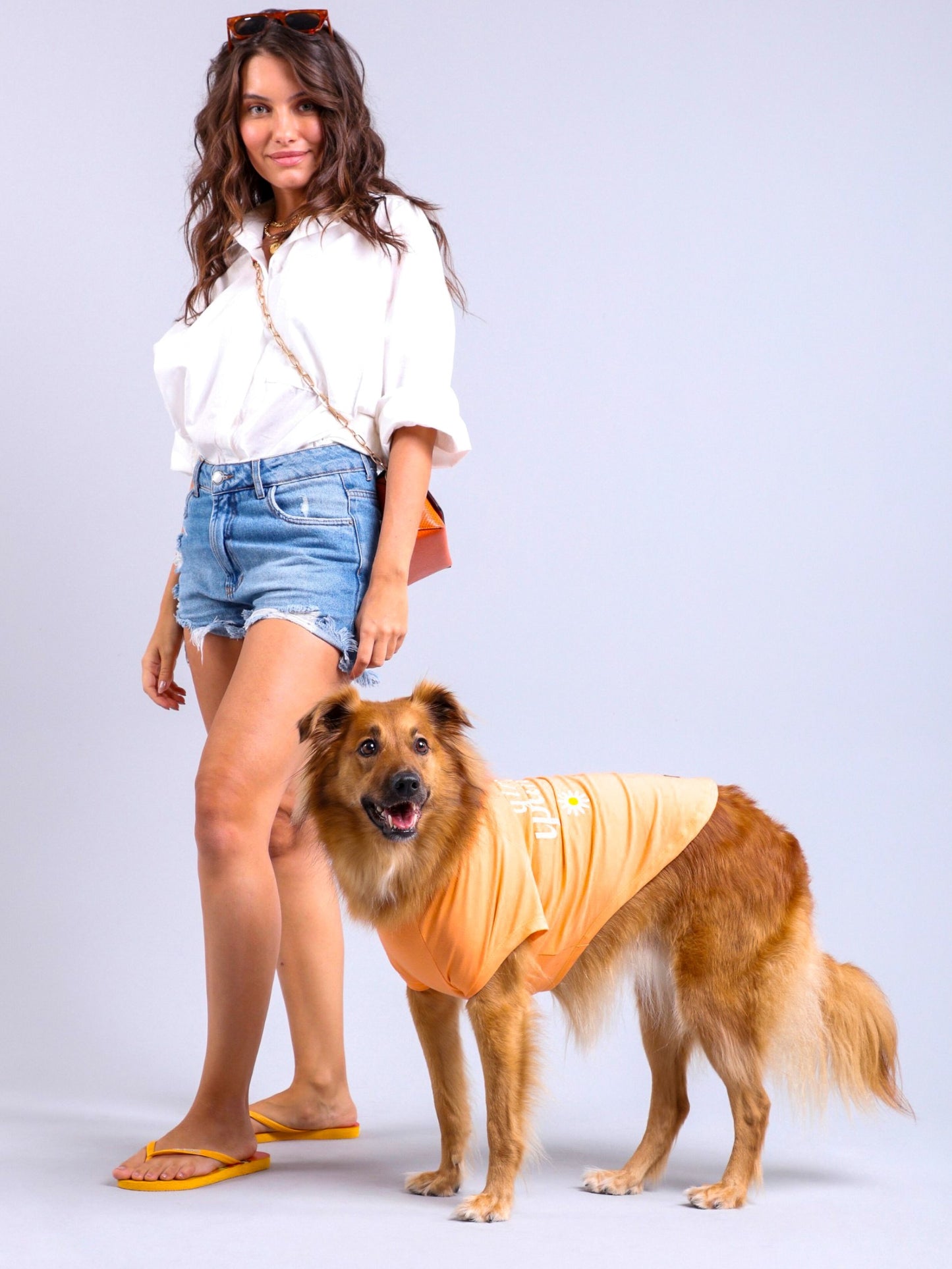 T-Shirt Girl From Ipanema Laranja da CariocaPup
