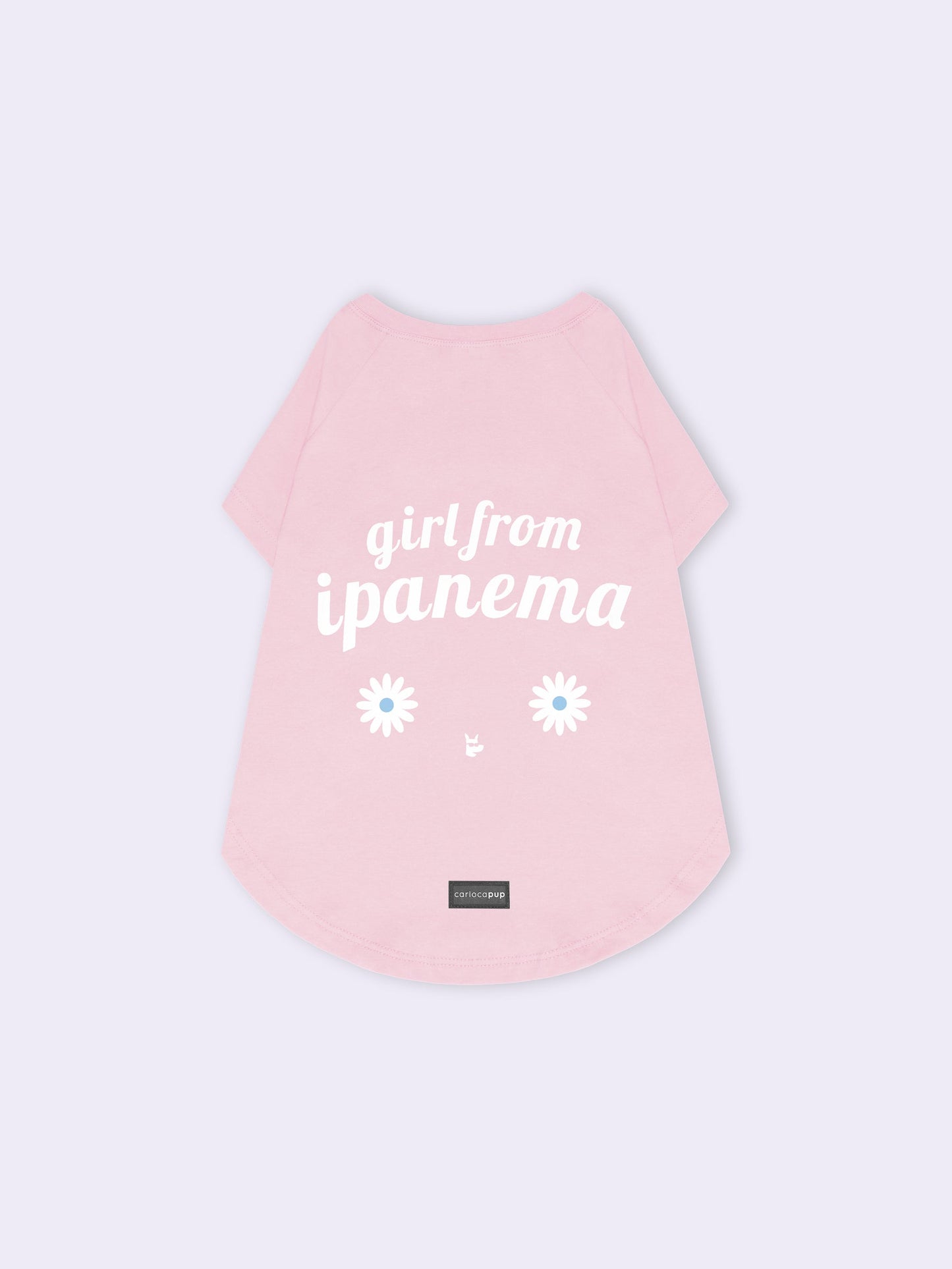 T-Shirt Girl From Ipanema Rosa da CariocaPup