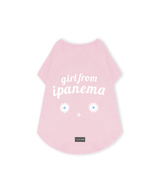 T-Shirt Girl From Ipanema Rosa da CariocaPup