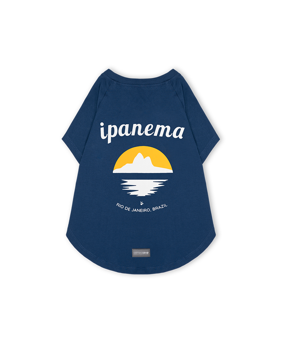 T-Shirt Ipanema Azul da CariocaPup
