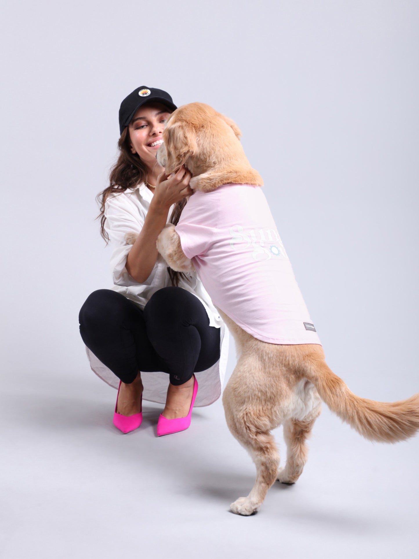 T-Shirt Sunny Soul Rosa da CariocaPup