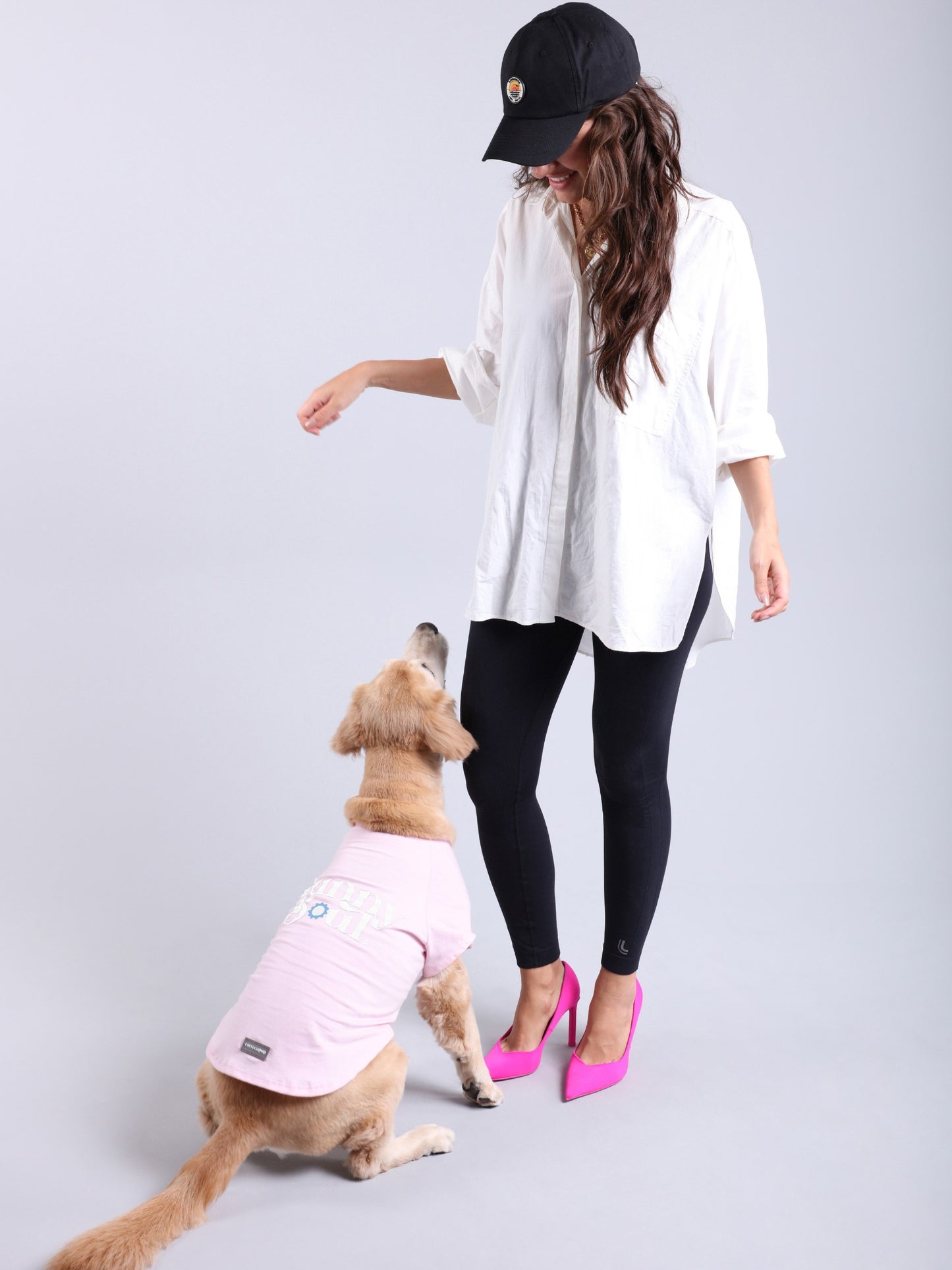 T-Shirt Sunny Soul Rosa da CariocaPup