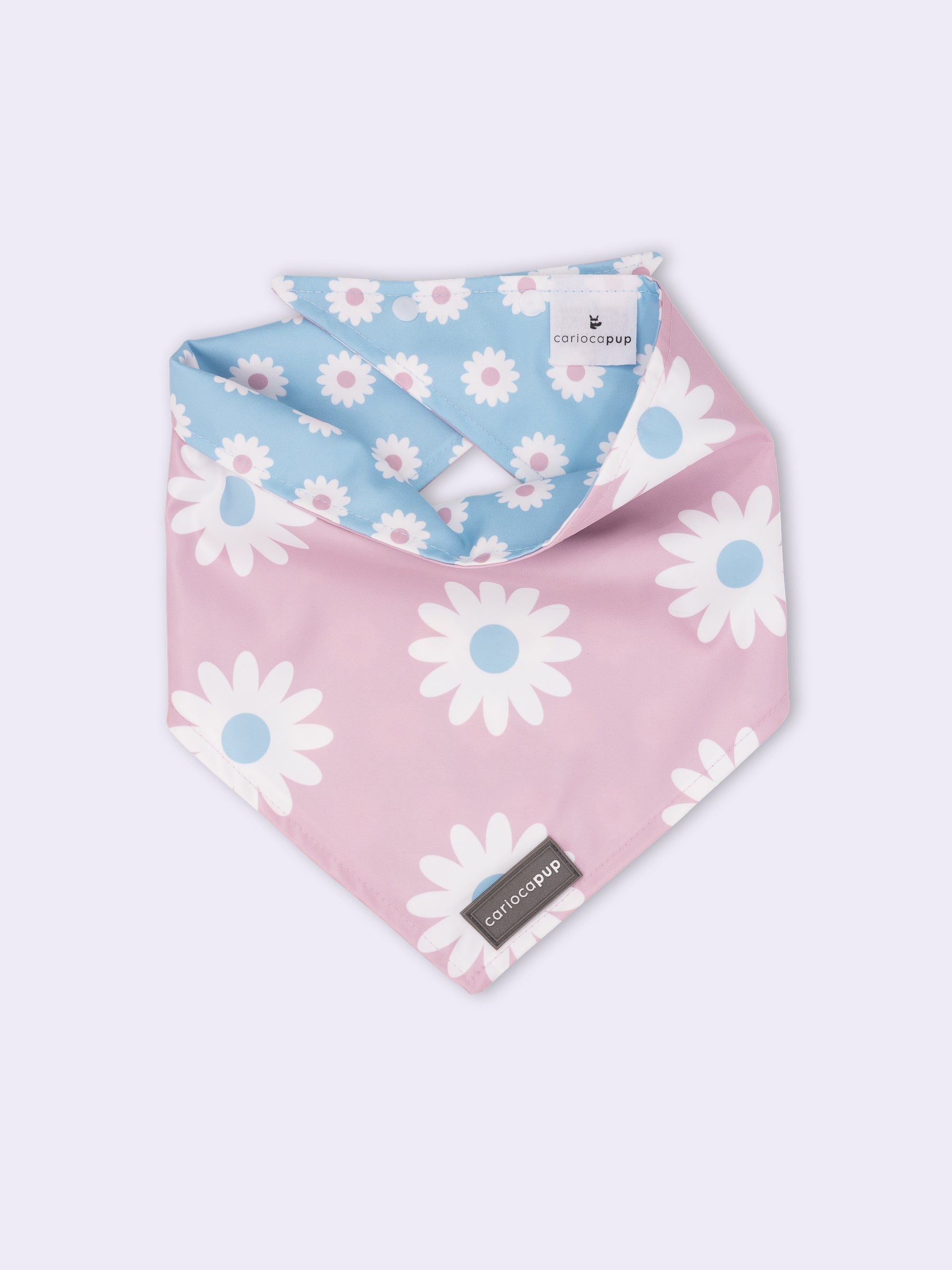 Bandana Girly Flower Rosa da CariocaPup