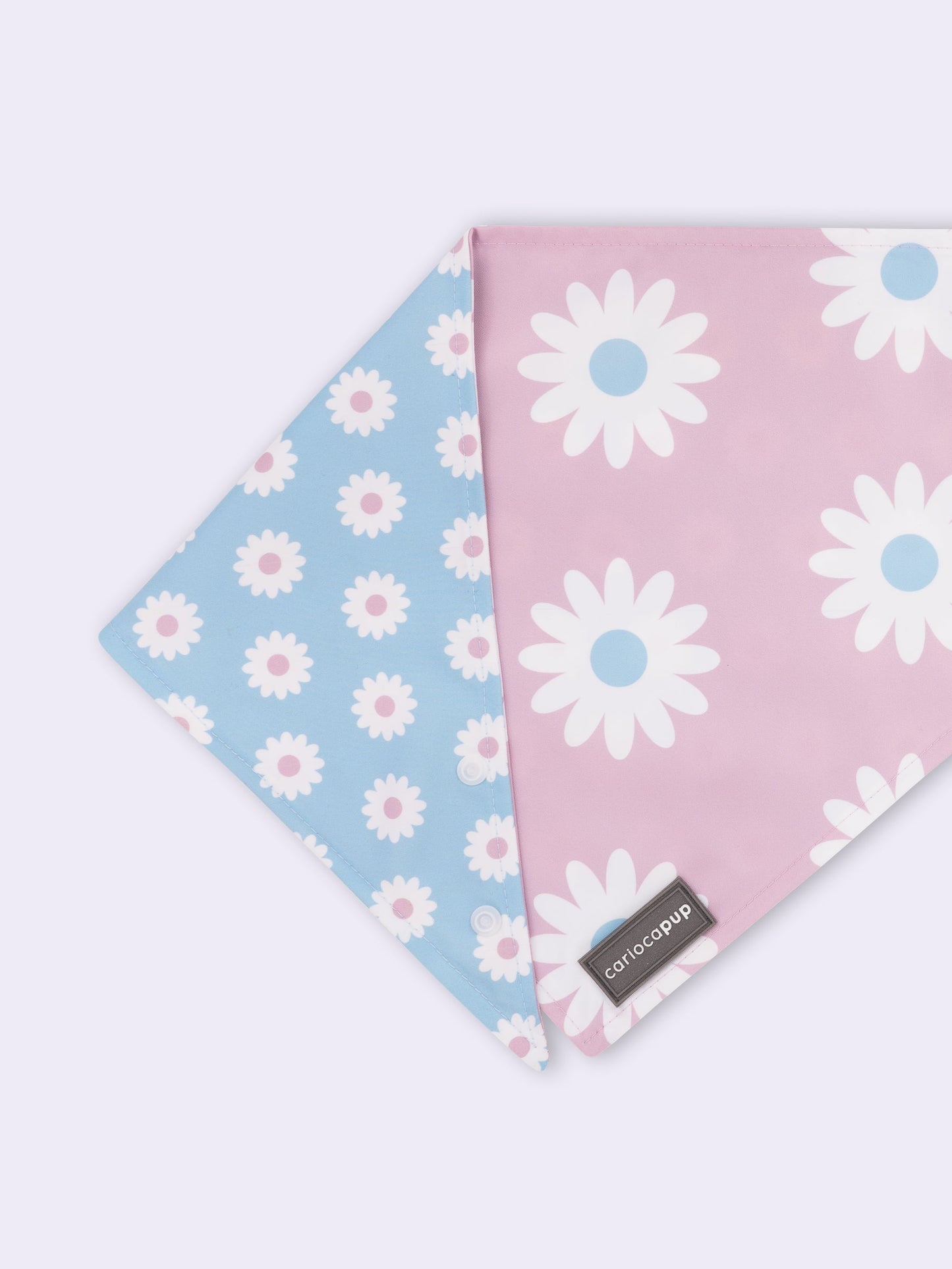 Bandana Girly Flower Rosa da CariocaPup