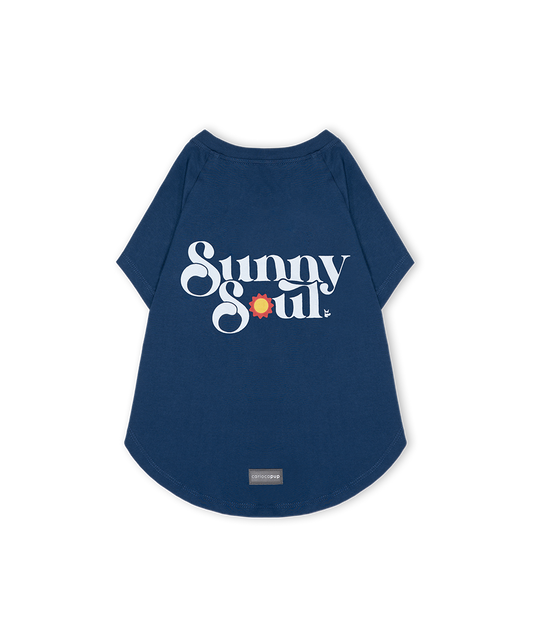 T-Shirt Sunny Soul Azul da CariocaPup