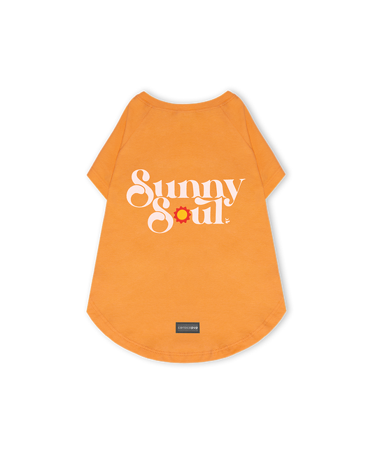 T-Shirt Sunny Soul Laranja da CariocaPup