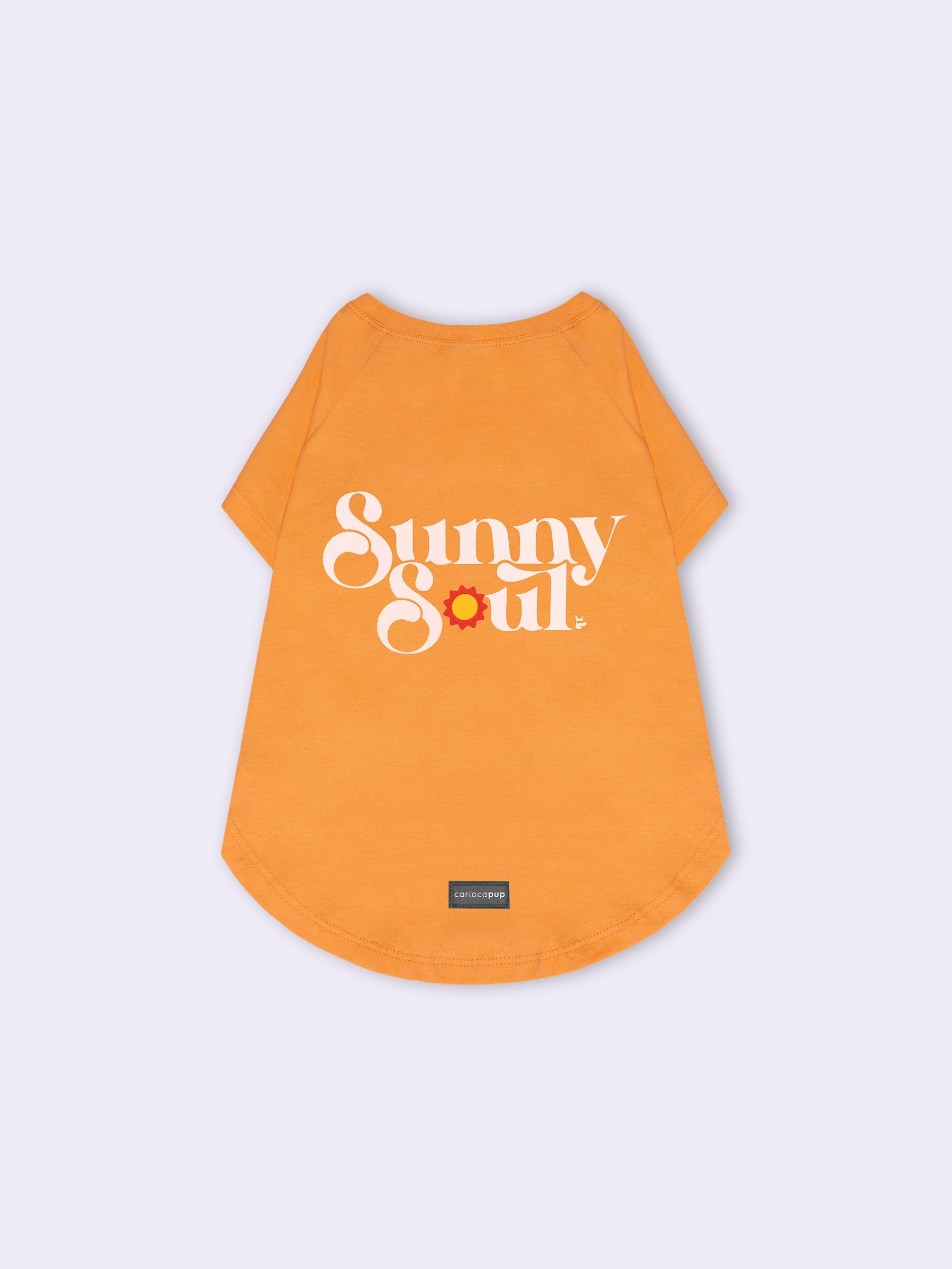 T-Shirt Sunny Soul Laranja da CariocaPup